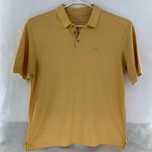 Tommy Bahama Pima Cotton Orange Men’s Polo Shirt Size XL